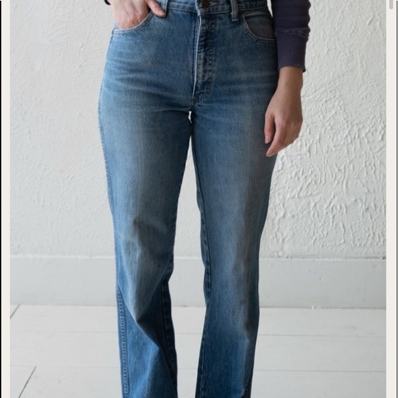 Calvin Klein Vintage 80s Classic Pocket Straight Leg Jeans Brooke Shields - Picture 4 of 14